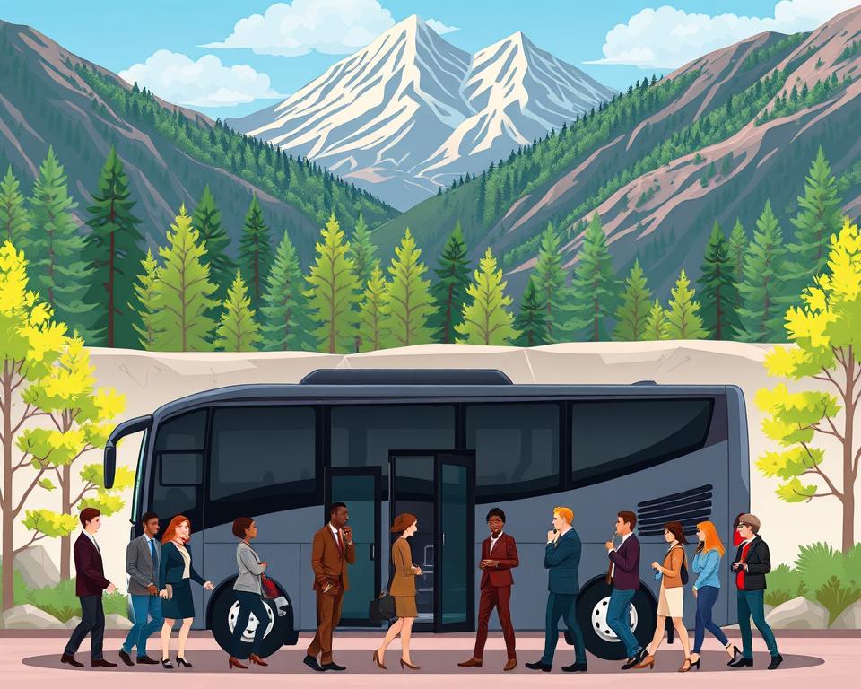 Charter Bus Black Hawk Colorado