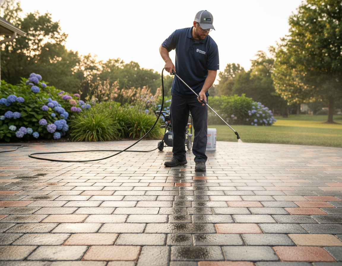 Concrete Paver Sealing In Westerville